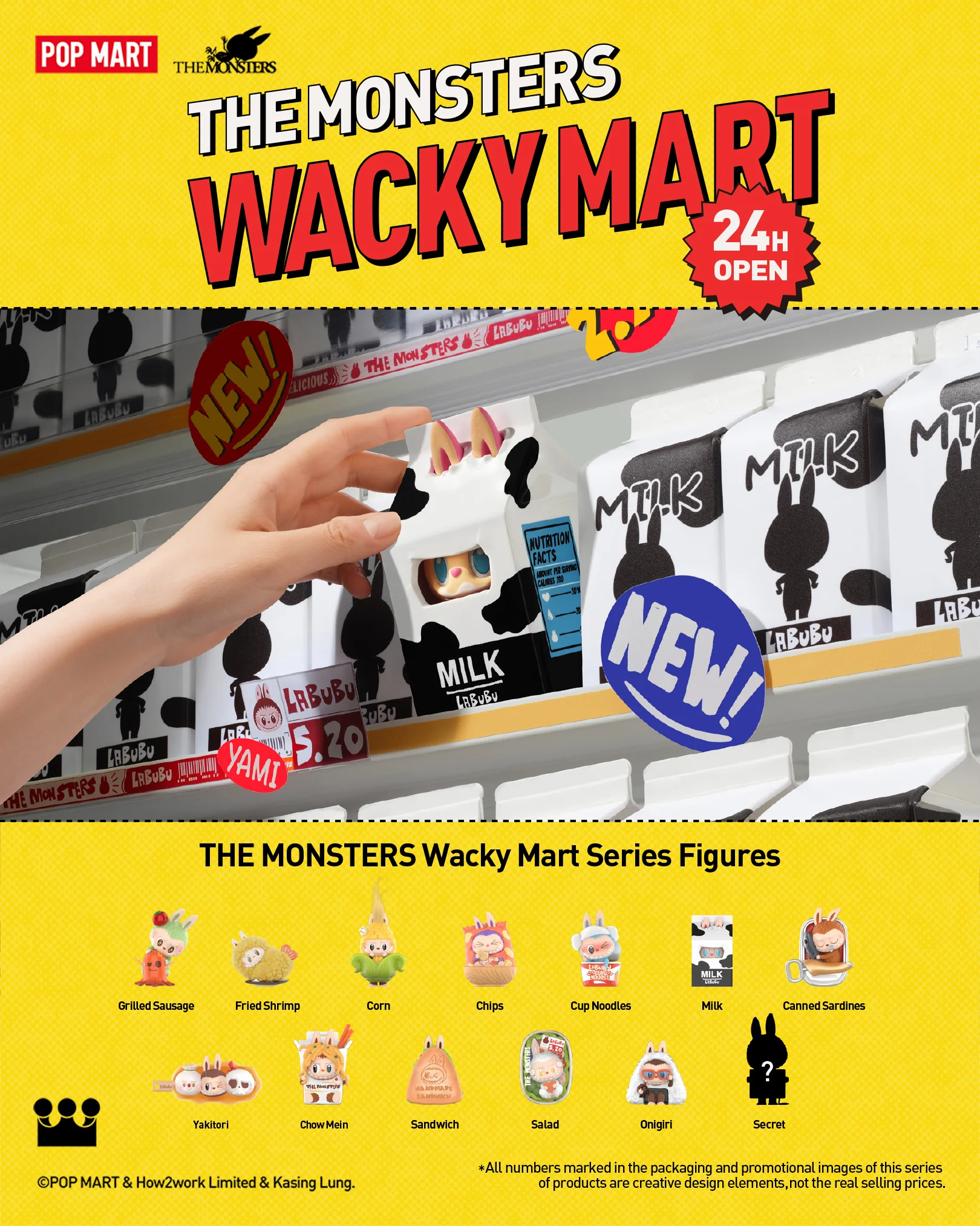 The Monsters (Labubu) Wacky Mart Series